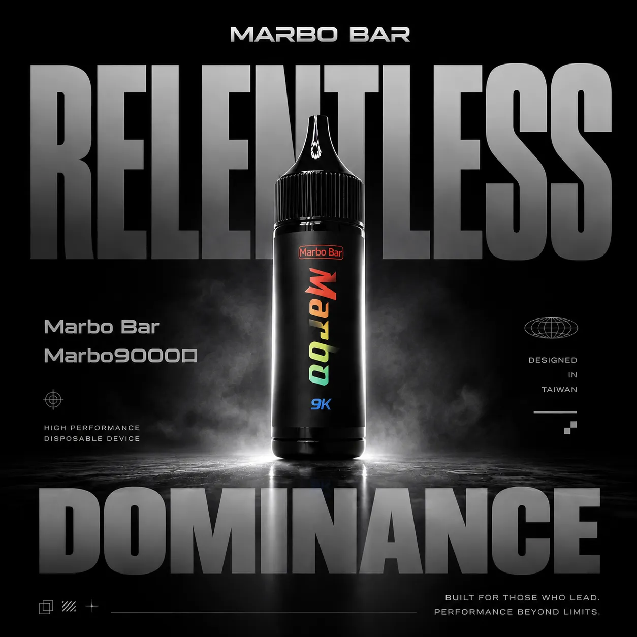 Marbo Bar 9000拋棄式電子煙 14ml大容量｜氣流可調設計 Mesh霧化技術 濃郁口感 台灣現貨