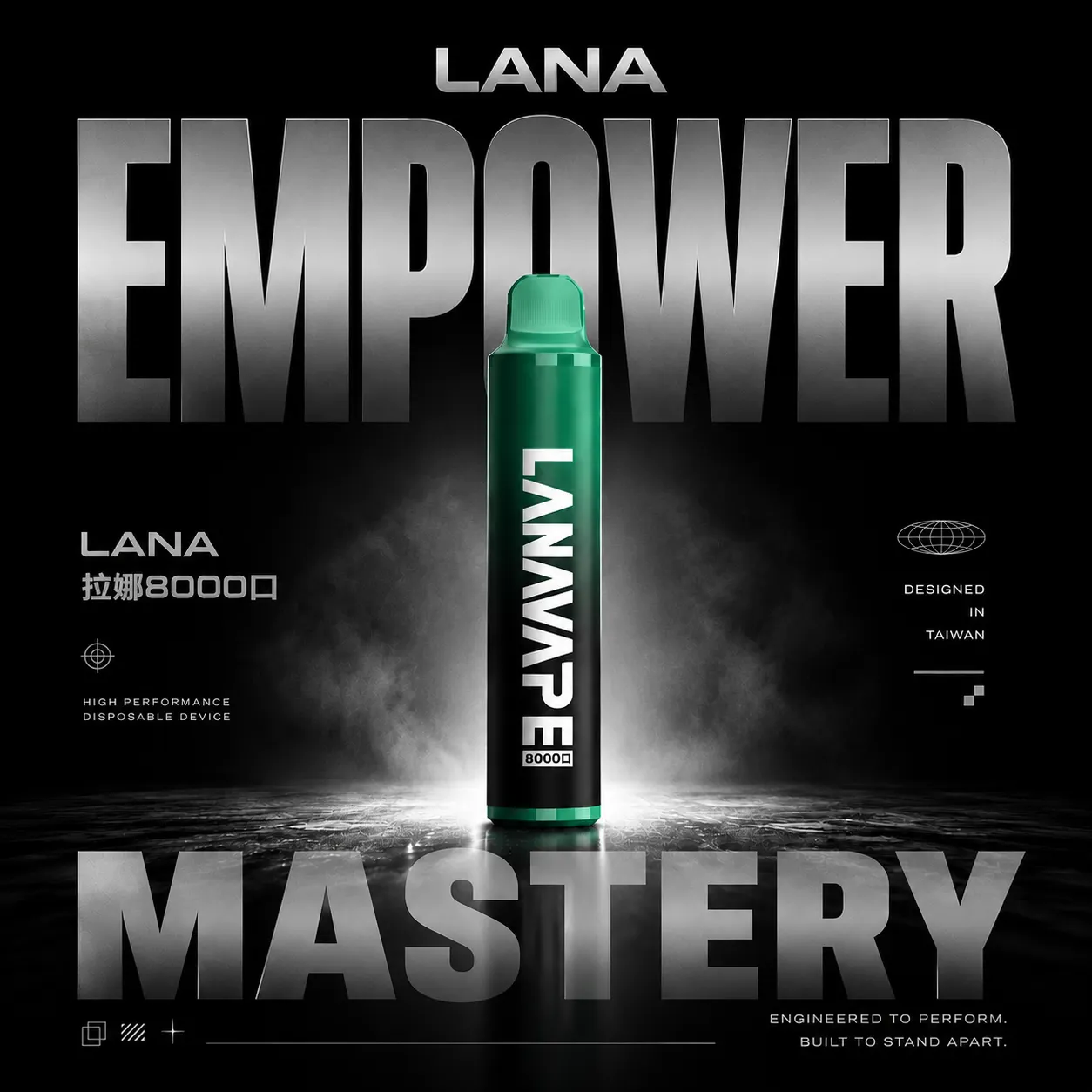 LANA ZOLT 8000口拋棄式電子煙｜可充電設計 Mesh霧化技術 冰感水果風味 台灣現貨