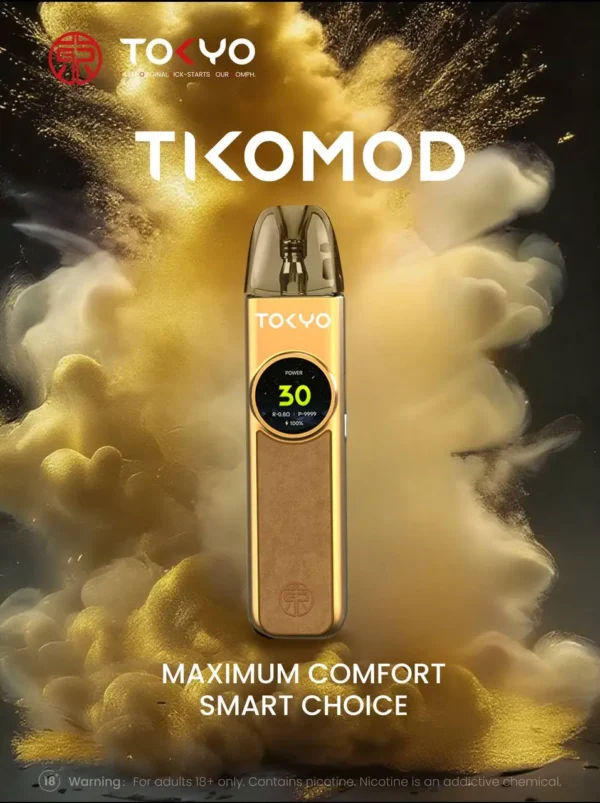 Tokyo 東京帝刻 注油主機｜1200mAh 30W可調功率 2.0ml防漏設計 開放式主機 台灣現貨