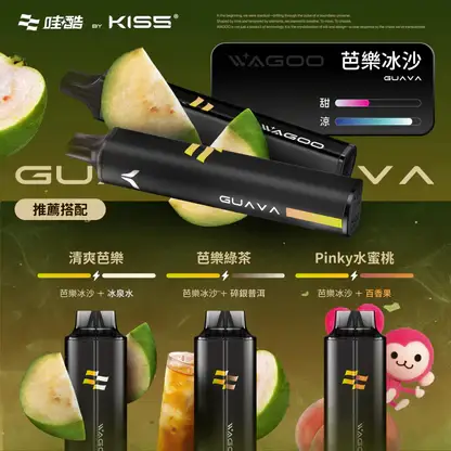 WAGOO 哇酷 KIS5 6500口拋棄式電子煙｜雙核心輸出 防漏油設計 台灣現貨