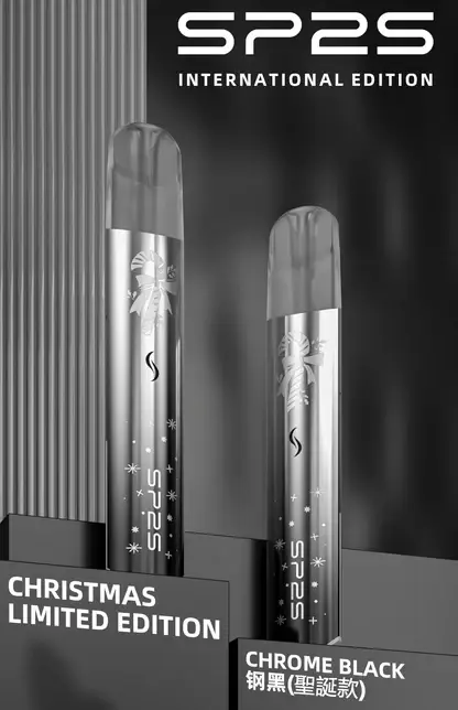 SP2S 國際版聖誕一代主機｜立體浮雕設計 鹿頭雪花限定 穩壓輸出 一代煙彈相容 台灣現貨