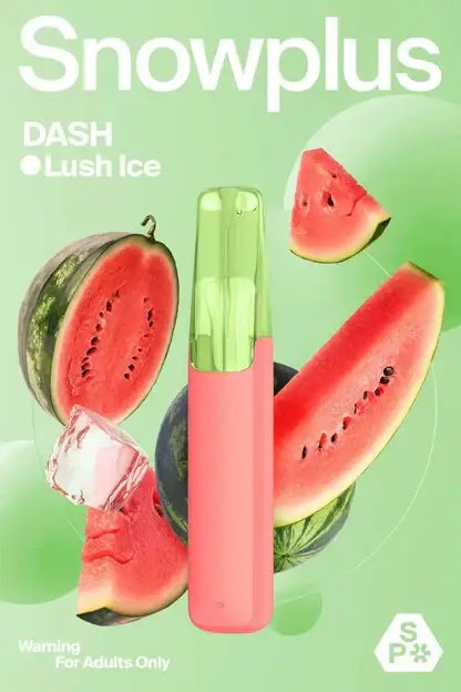 Snowplus DASH 4000口電子煙｜7.5ml大容量 3%尼古丁鹽 拋棄式電子煙 台灣現貨