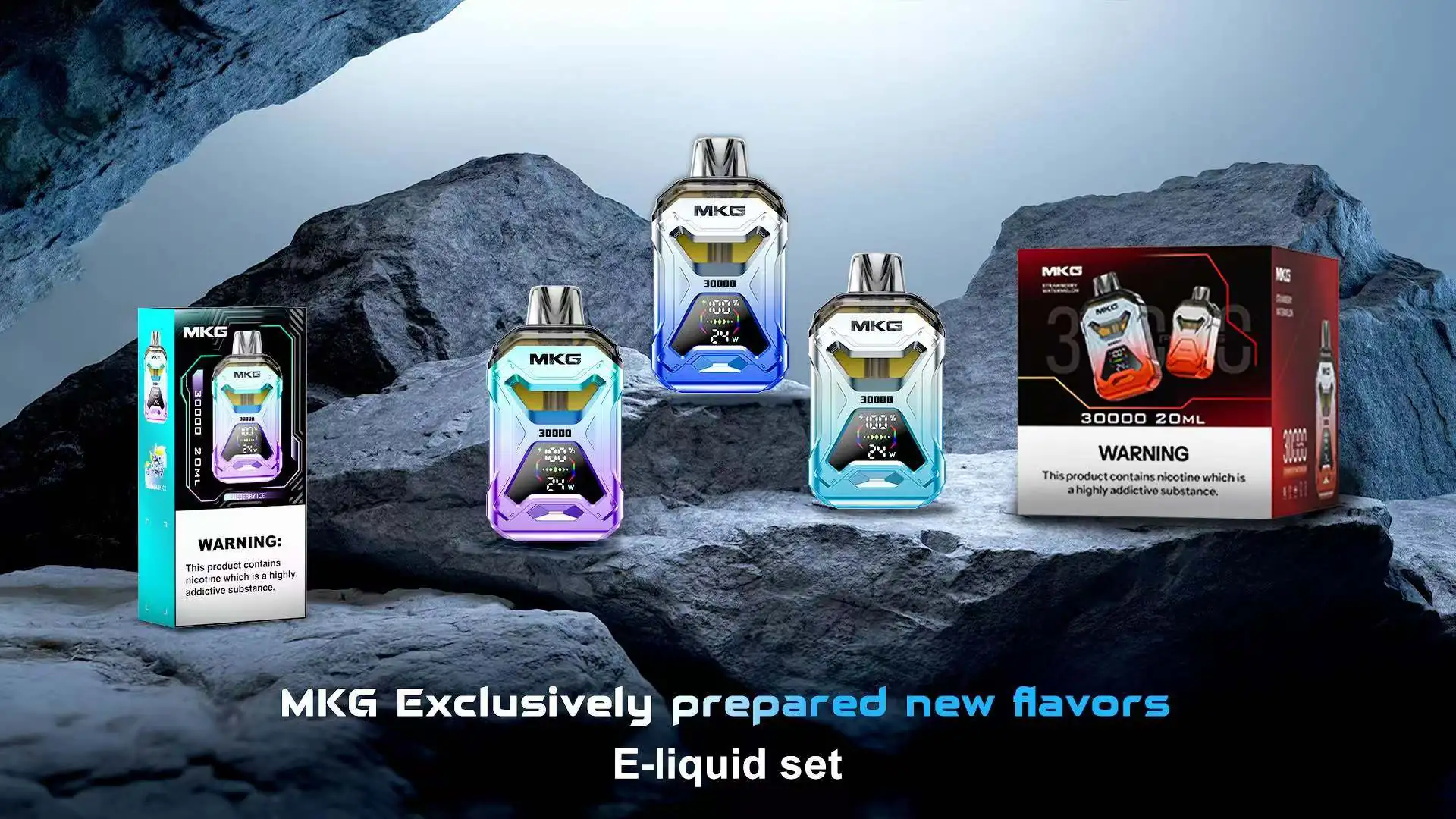 MKG 智能注油電子煙主機｜20ml注油倉 螢幕顯示電量油量 開放式注油系統 台灣現貨