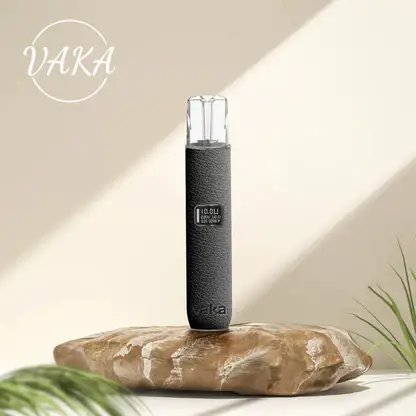 VAKA 一代真皮電子煙主機｜380mAh電池 電量顯示螢幕 一代煙彈相容 台灣現貨
