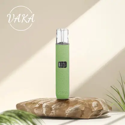 VAKA 一代真皮電子煙主機｜380mAh電池 電量顯示螢幕 一代煙彈相容 台灣現貨