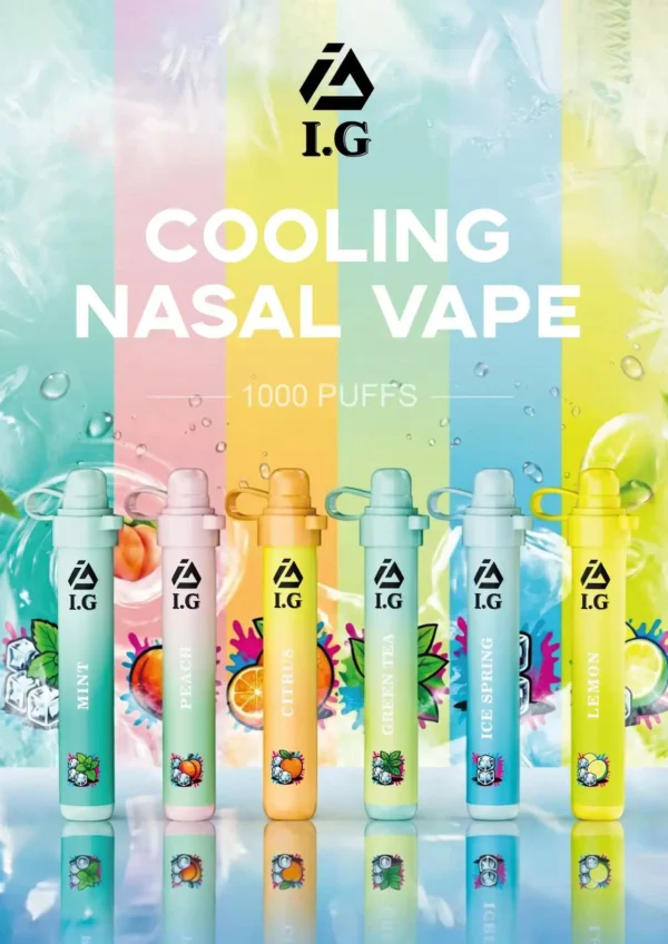 1-5 I.G 夏威夷鼻通鼻吸薄荷棒|6款清新香氣 涼感醒神 隨身便攜鼻吸棒 日常清新必備 台灣現貨