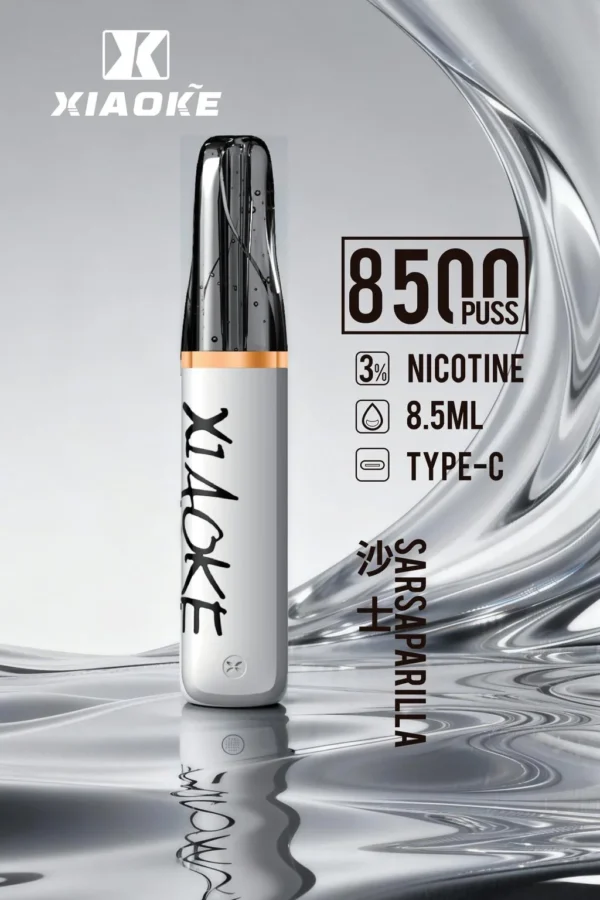 XIAOKE 梟客 8500口拋棄式電子煙｜3%尼古丁鹽配比 8.5ml儲油容量 Type-C充電設計 長效續航 台灣現貨