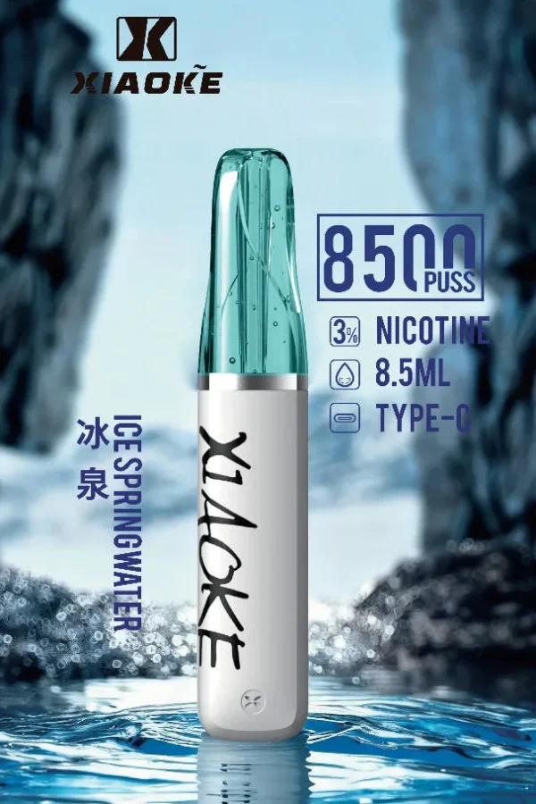 XIAOKE 梟客 8500口拋棄式電子煙｜3%尼古丁鹽配比 8.5ml儲油容量 Type-C充電設計 長效續航 台灣現貨