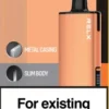RELX悅刻x-box-16000口拋棄式電子煙-橙色主機 RELX 悅刻 X-BOX 16000口換彈式拋棄式電子煙套裝|12W-16W雙段功率調節 3%尼古丁鹽 Mesh網狀芯 台灣現貨