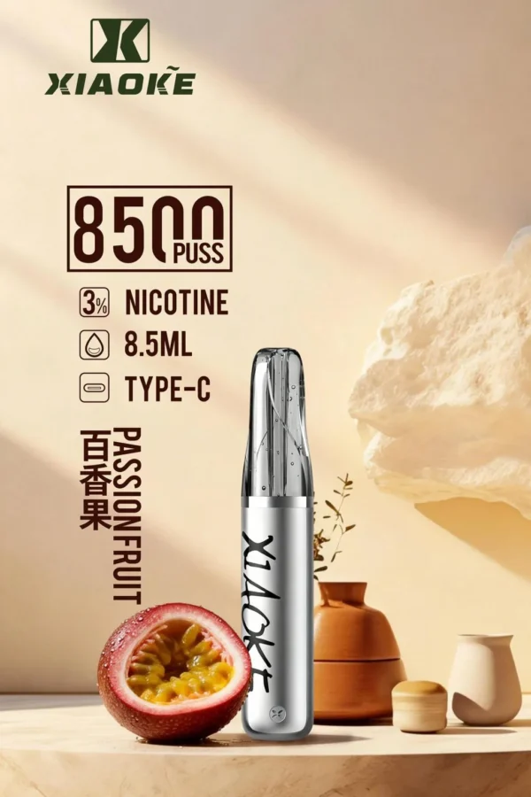 XIAOKE 梟客 8500口拋棄式電子煙｜3%尼古丁鹽配比 8.5ml儲油容量 Type-C充電設計 長效續航 台灣現貨